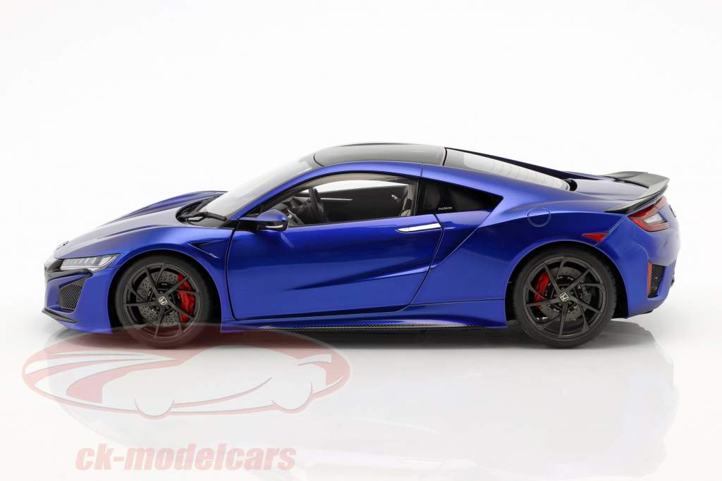 Honda NSX (NC1) año de construcción 2016 azul metálico 1:18 AUTOart