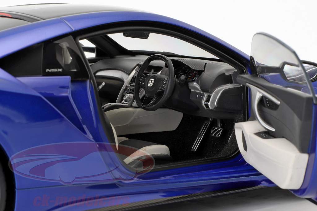 Honda NSX (NC1) año de construcción 2016 azul metálico 1:18 AUTOart