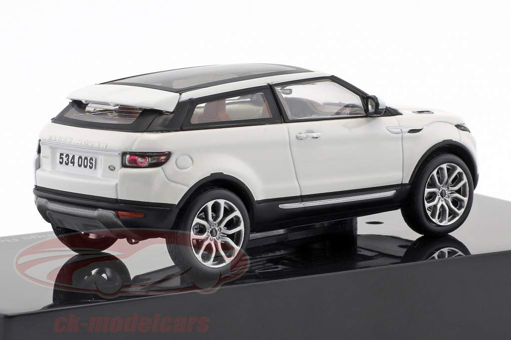Land Rover Range Rover Evoque Baujahr 2011 fuji weiß 1:43 Ixo