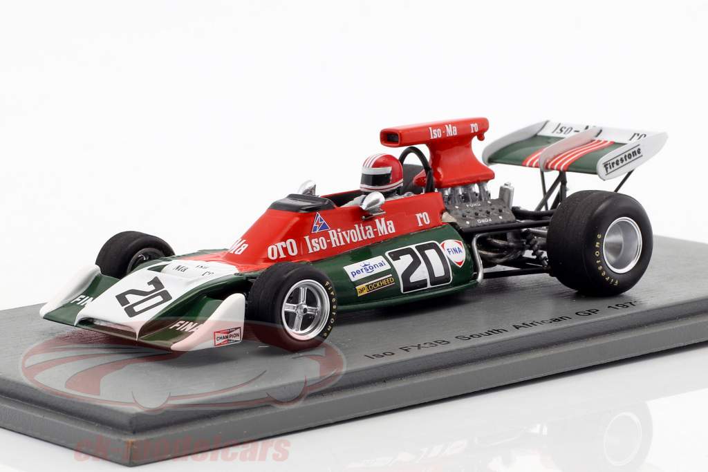 Jackie Pretorius Iso FX3B #20 ЮАР GP формула 1 1973 1:43 Spark