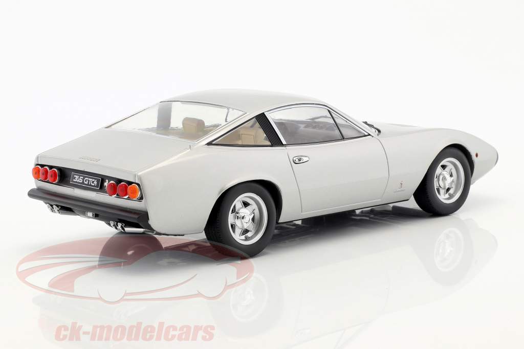 Ferrari 365 GTC/4 Bouwjaar 1971 zilver 1:18 KK-Scale