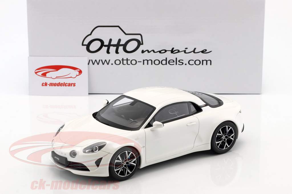 Alpine A110 Pure Bouwjaar 2018 wit 1:18 OttOmobile