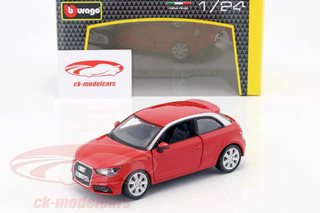 Audi A1 (8X) vermelho 1:24  Bburago