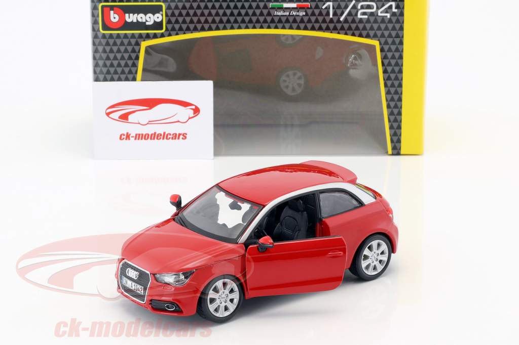 Audi A1 (8X) vermelho 1:24  Bburago