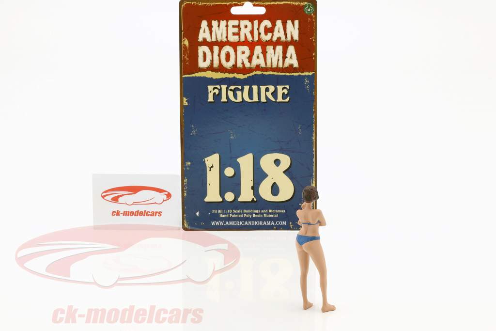 Calendar Girl december in bikini 1:18 American Diorama