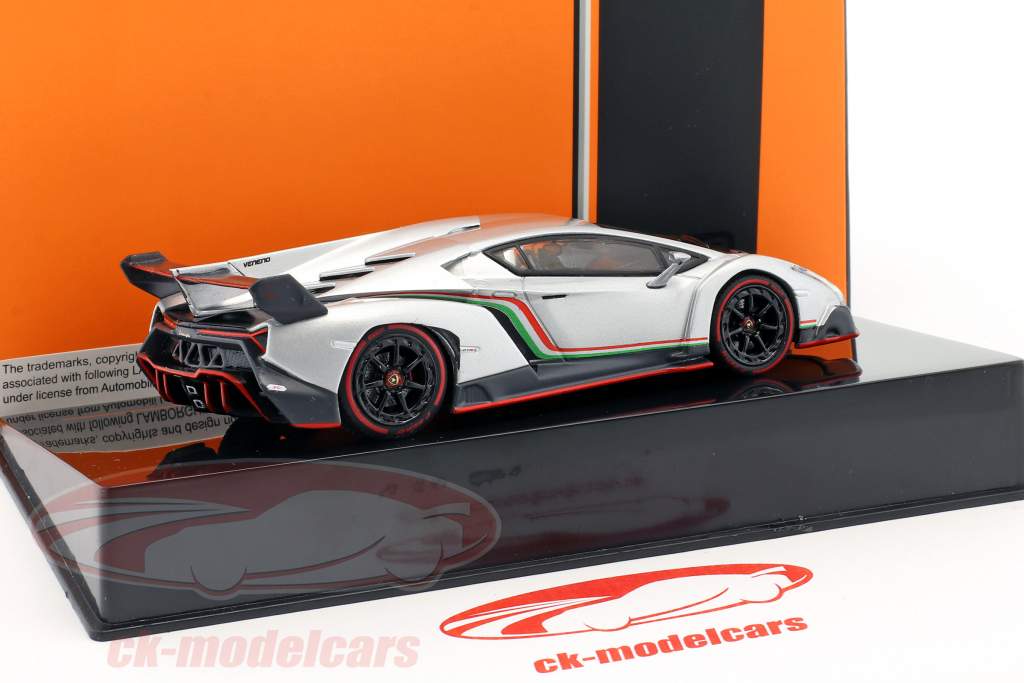 Lamborghini Veneno 建造年份 2013 银 金属的 1:43 Ixo