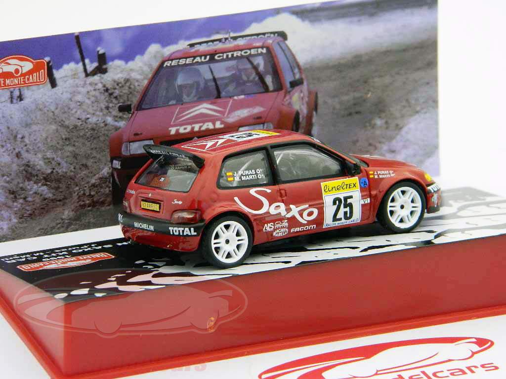 Ixo 1:43 シトロエンサクソキットカー＃25モンテカルロラリー