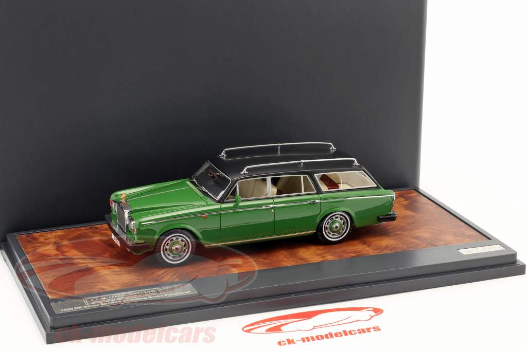 Rolls Royce Silver Shadow FLM Panelcraft Estate Baujahr 1980 grün / schwarz 1:43 Matrix