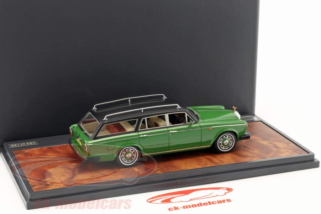 Rolls Royce Silver Shadow FLM Panelcraft Estate Baujahr 1980 grün / schwarz 1:43 Matrix