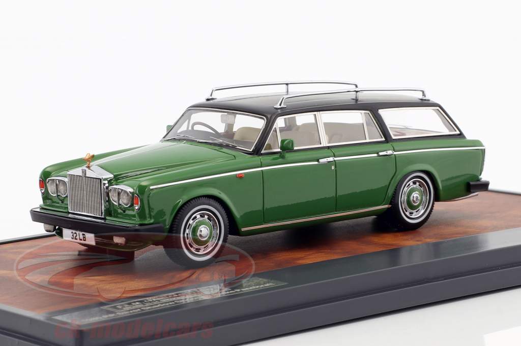 Rolls Royce Silver Shadow FLM Panelcraft Estate Baujahr 1980 grün / schwarz 1:43 Matrix