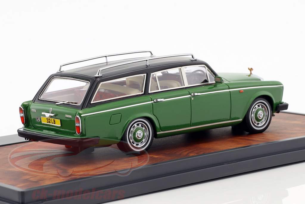 Rolls Royce Silver Shadow FLM Panelcraft Estate Baujahr 1980 grün / schwarz 1:43 Matrix