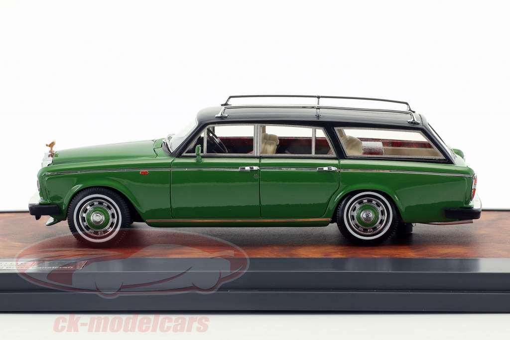 Rolls Royce Silver Shadow FLM Panelcraft Estate Baujahr 1980 grün / schwarz 1:43 Matrix