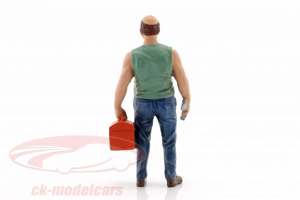メカニック Sam とともに ツールボックス フィギュア 1:18 American Diorama