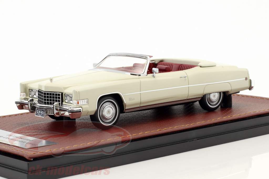 Cadillac Eldorado 可兑换 Open Top 建造年份 1973 白 1:43 GLM
