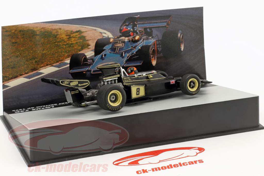 E. Fittipaldi Lotus 72D #8 gagnant britannique GP formule 1 Champion du monde 1972 1:43 Altaya