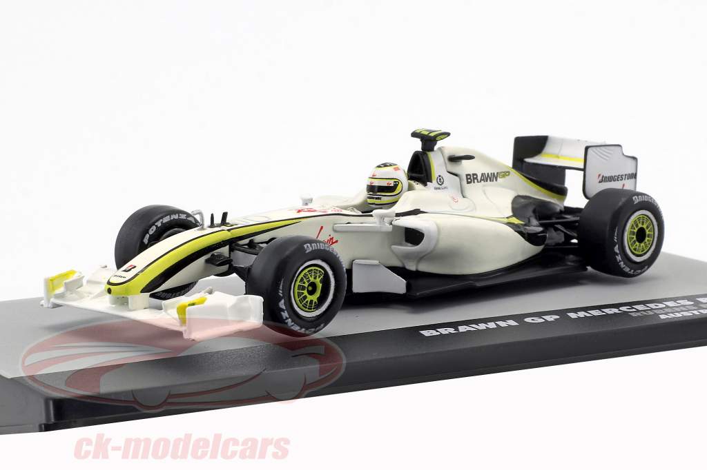Rubens Barrichello Brawn BGP 001 #23 2 ° Australia GP formula 1 2009 1:43 Altaya