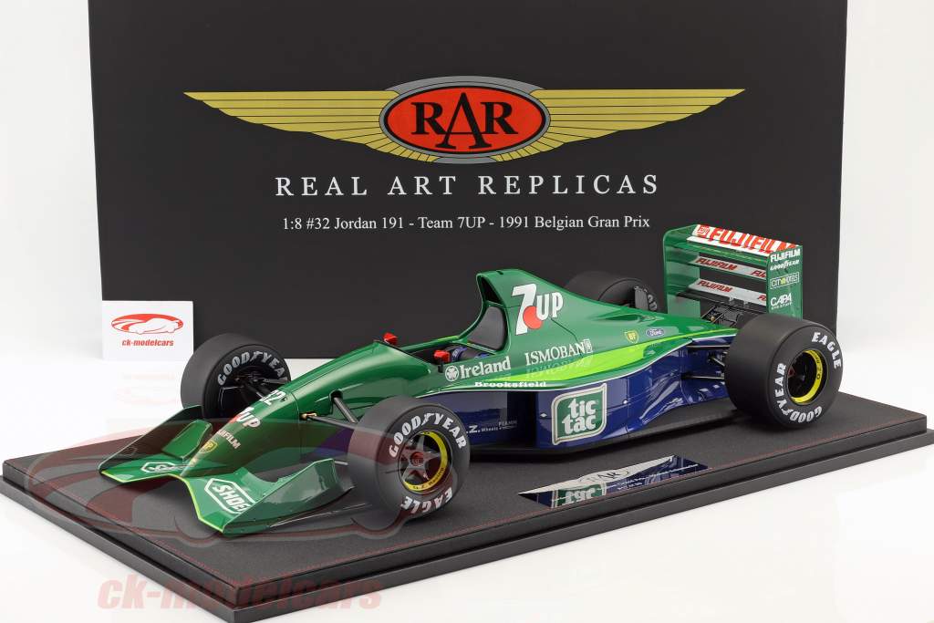 Michael Schumacher Jordan 191 #32 F1 debutto belga GP formula 1 1991 1:8 Real Art Replicas
