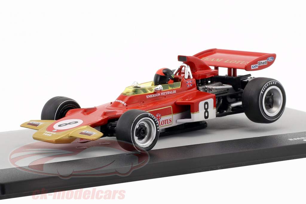 Emerson Fittipaldi Lotus 72D #8 Deutschland GP Formel 1 1971 1:43 Altaya