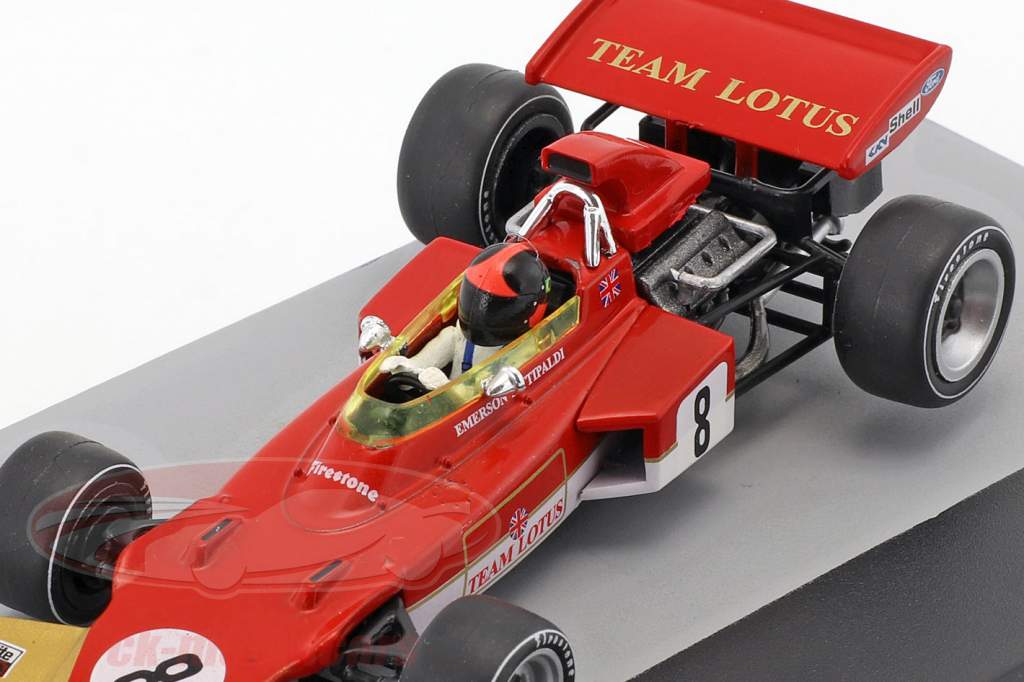 Emerson Fittipaldi Lotus 72D #8 Germania GP Formula 1 1971 1:43 Altaya