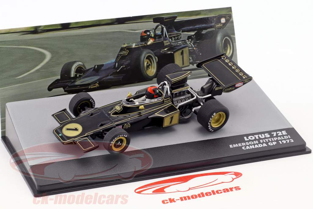 Emerson Fittipaldi Lotus 72E #1 segundo Canadá GP fórmula 1 1:43 Altaya