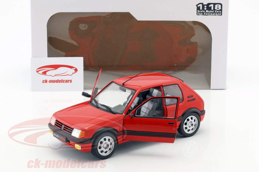 Peugeot 205 GTI MK1 año de construcción 1988 rojo 1:18 Solido