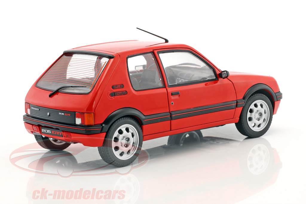 Peugeot 205 GTI MK1 año de construcción 1988 rojo 1:18 Solido