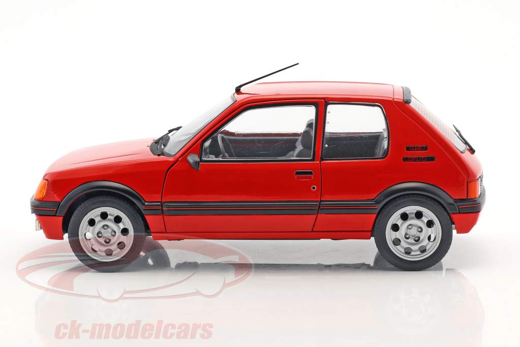 Peugeot 205 GTI MK1 año de construcción 1988 rojo 1:18 Solido