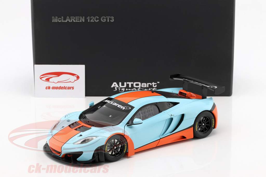 McLaren MP4-12C GT3 Gulf Livery Baujahr 2011 1:18 AUTOart