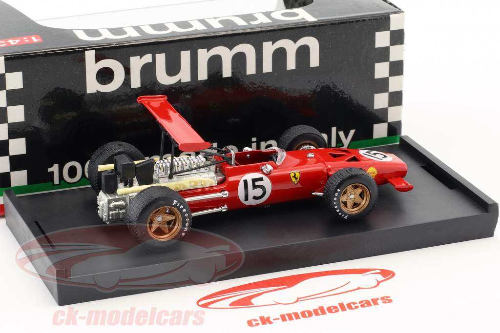 Chris Amon Ferrari 312 F1 #15 Spagna GP formula 1 1969 1:43 Brumm