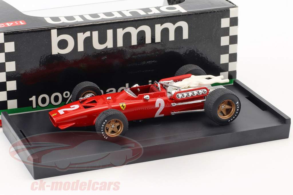 Pedro Rodriguez Ferrari 312 F1 #12 Messico GP formula 1 1969 1:43 Brumm
