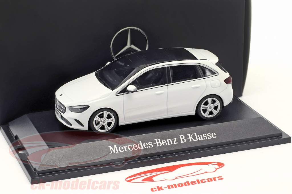 Mercedes-Benz B-klasse (W247) Opførselsår 2018 polær hvid 1:43 Herpa
