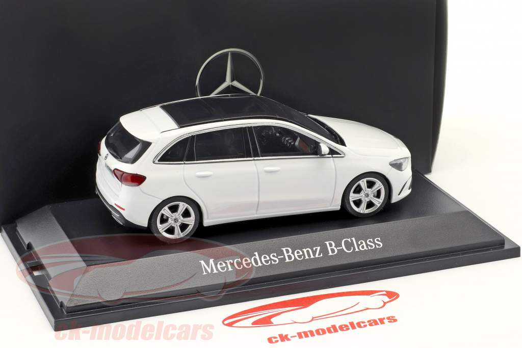 Mercedes-Benz B-klasse (W247) Opførselsår 2018 polær hvid 1:43 Herpa