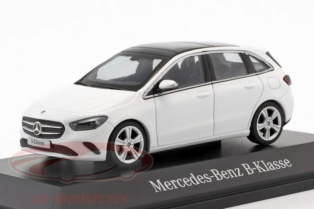 Mercedes-Benz B-Class (W247) anno di costruzione 2018 polare bianco 1:43 Herpa