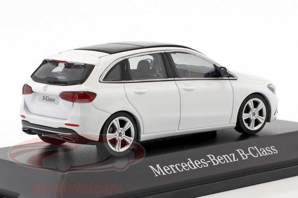 Mercedes-Benz B-klasse (W247) Opførselsår 2018 polær hvid 1:43 Herpa