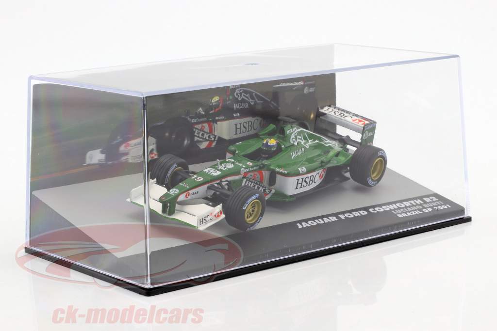 Luciano Burti Jaguar R2 #19 Brazil GP formula 1 2001 1:43 Altaya
