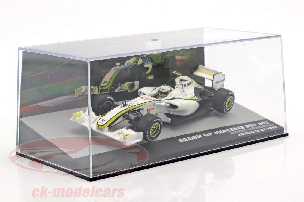 Rubens Barrichello Brawn BGP 001 #23 2 ° Australia GP formula 1 2009 1:43 Altaya