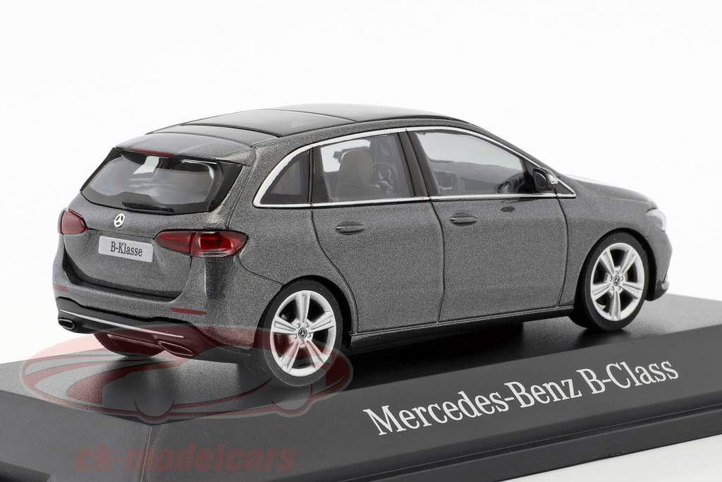 Mercedes-Benz B级 (W247) 建造年份 2018 山 灰色 1:43 Herpa