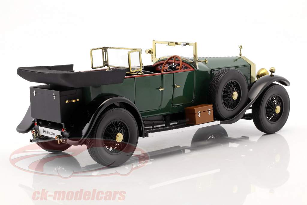 Rolls Royce Phantom I conversível ano de construção 1926 verde 1:18 Kyosho