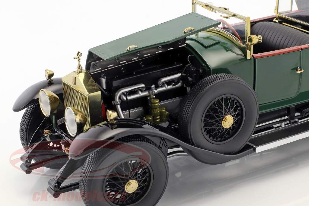 Rolls Royce Phantom I conversível ano de construção 1926 verde 1:18 Kyosho