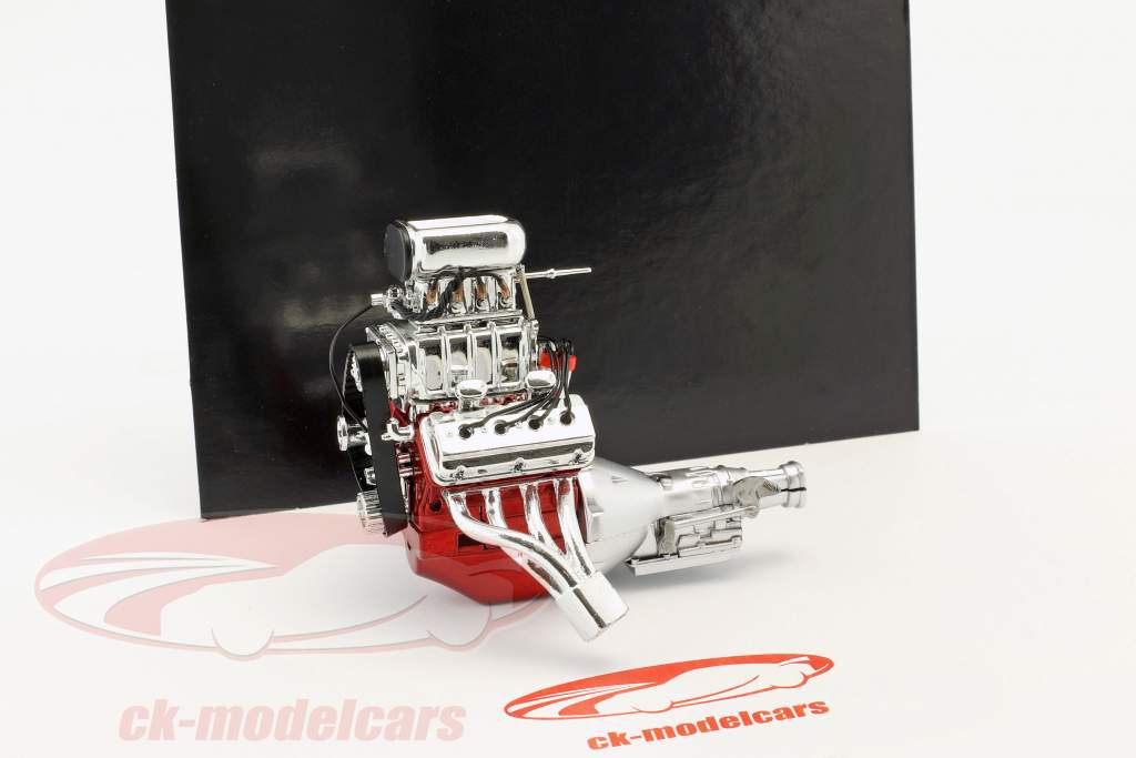 Gasser Dragster engine with transmission 1:18 GMP