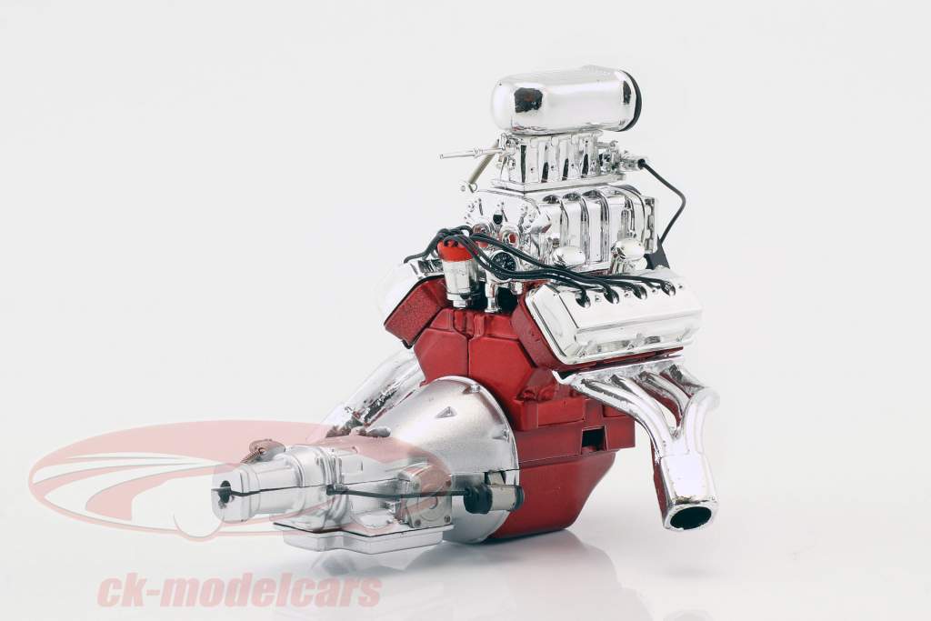 Gasser Dragster engine with transmission 1:18 GMP