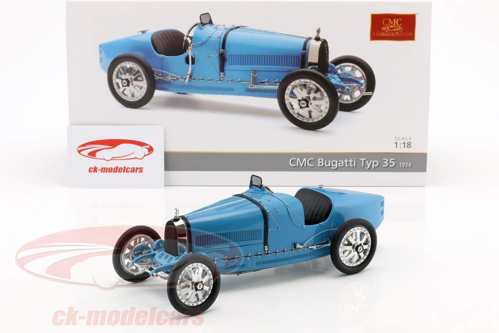 ブガッティタイプ35グランプリレースバージョン1924水色午前1時18分CMC