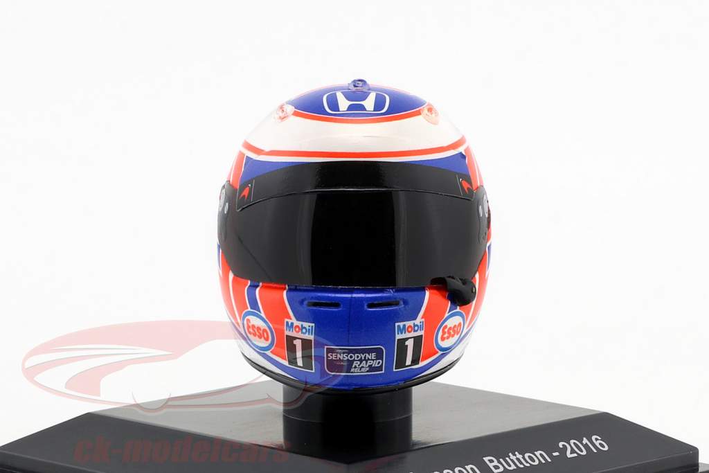 Jenson Button McLaren Honda formula 1 2016 helmet 1:8 Spark