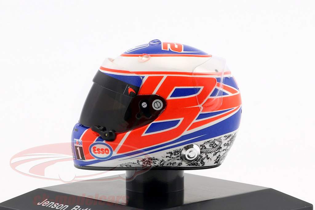 Jenson Button McLaren Honda formula 1 2016 helmet 1:8 Spark