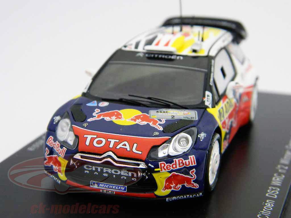 雪铁龙DS3 WRC＃2得主德国拉力赛2011 1:43星火