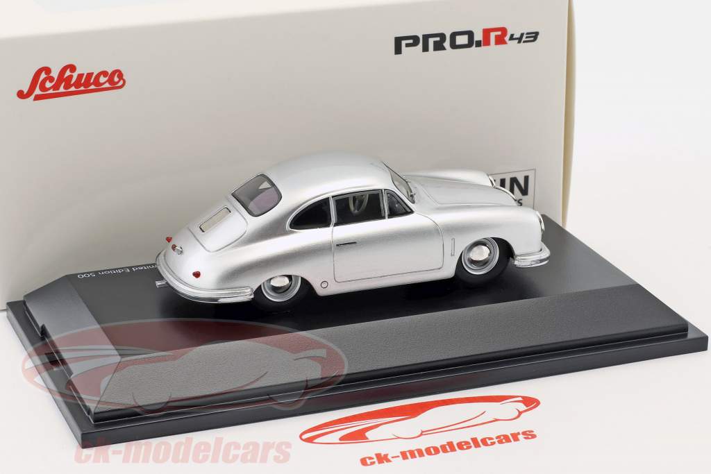 Porsche 356 Gmünd Coupe silber 1:43 Schuco