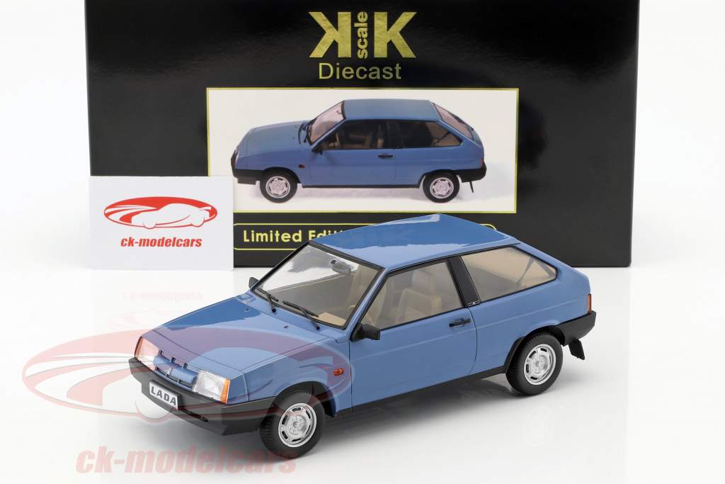 Lada Samara ano de construção 1984 azul 1:18 KK-Scale