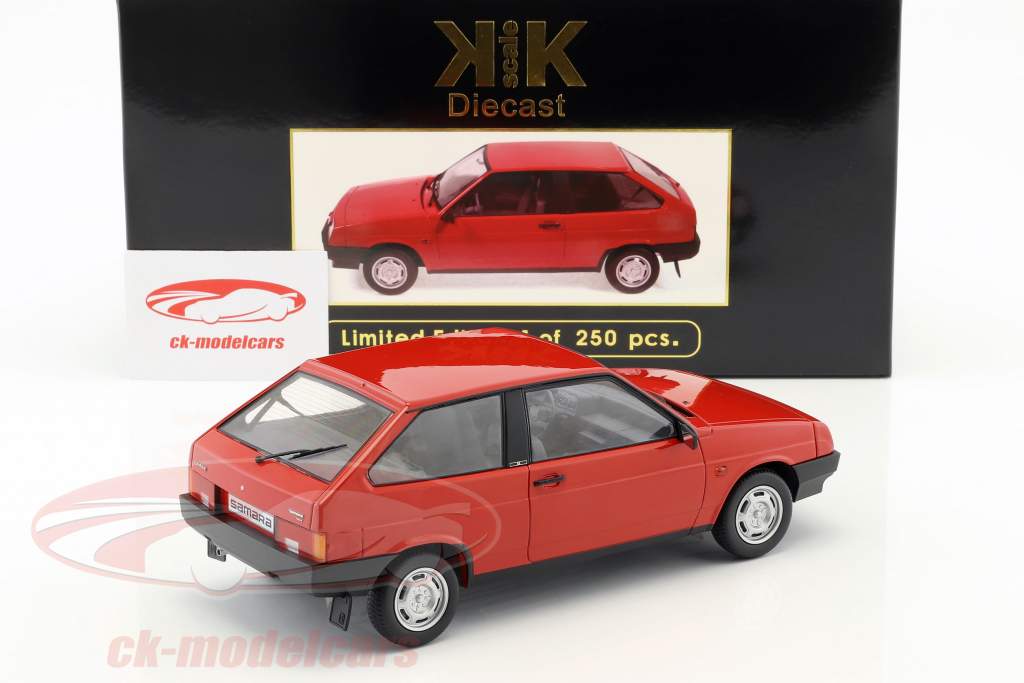 Lada Samara year 1984 red 1:18 KK-Scale