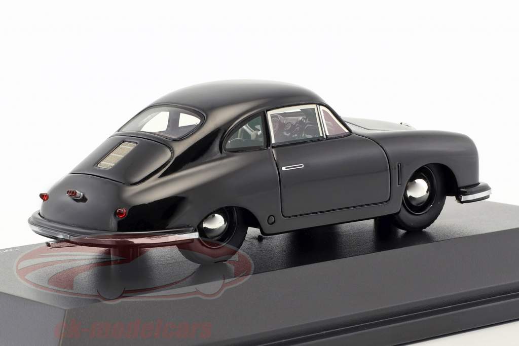 Schuco 1:43 Porsche 356 Gmünd Coupe black 450879900 model