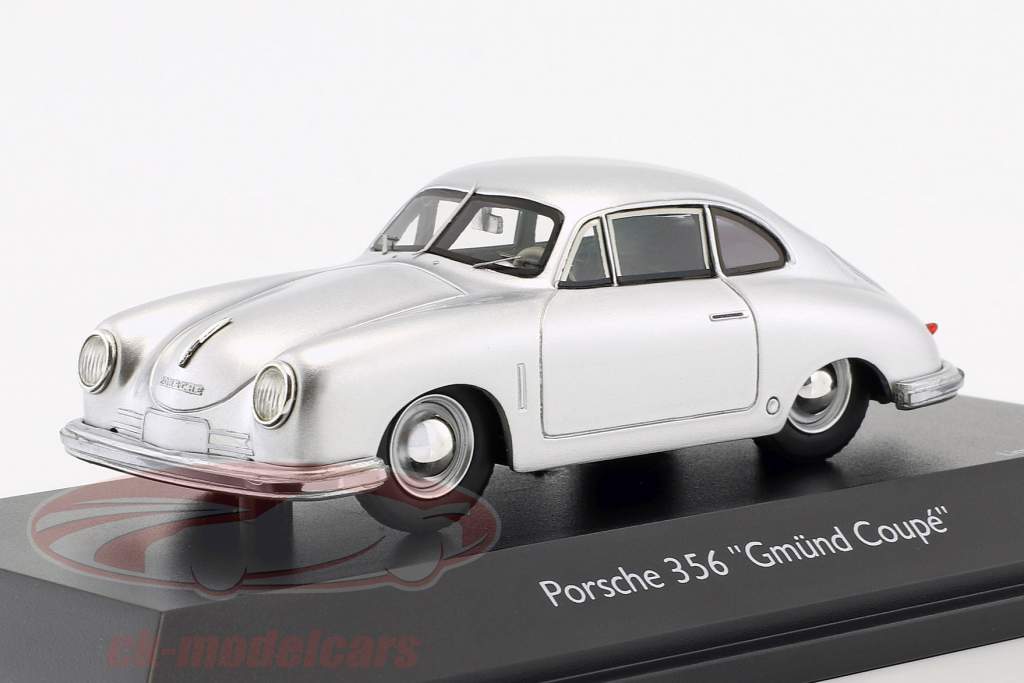 Porsche 356 Gmünd Coupe silver 1:43 Schuco